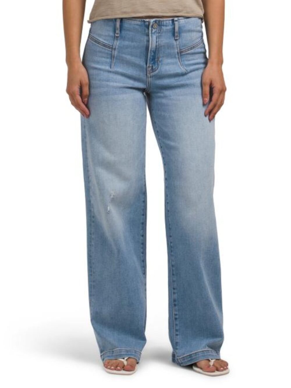 HIDDEN Fashion Stretch Mid Rise Dad Jeans